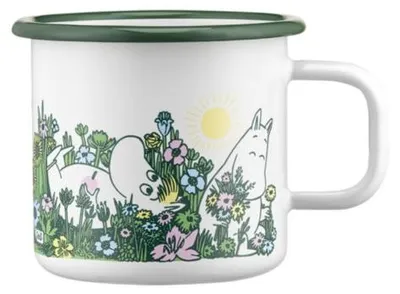 Produktbild von Muurla Tasse Mumins Moomin In The Garden Weiß (370 ml)