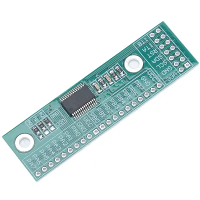 Obrázok produktu pre Rozširujúci modul IO, rozširujúca doska IIC, rozširujúca doska vstupov a výstupov, rozhranie I2C, rozširujúci modul Pin Board, elektronický komponent