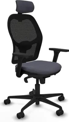 Obrázek produktu pro Kancelářská židle s opěrkou hlavy Jorquera Piqueras y Crespo 3D036N2 Tmavě šedá