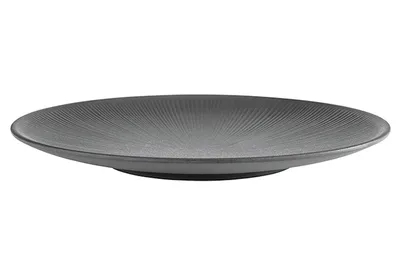 Image de APS 36015 APS Assiette plate NERO, diamètre:330 mm, noir