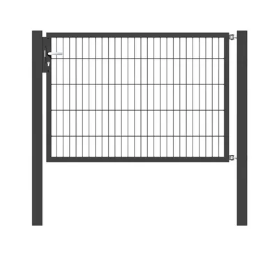 Image de Alberts 647490 Porte individuelle Flexo avec accessoires, anthracite, largeur 150 cm, hauteur 100 cm