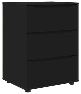 Obrázek produktu pro vidaXL Úložná skříň černá 60 x 48 x 81 cm materiál na bázi dřeva