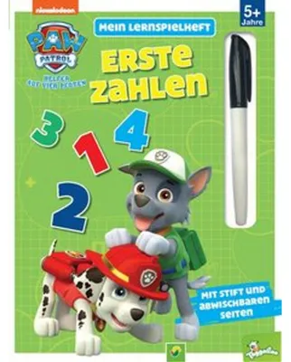 Obrázek produktu pro PAW Patrol Mein Lernspielheft l Erste Zahlen