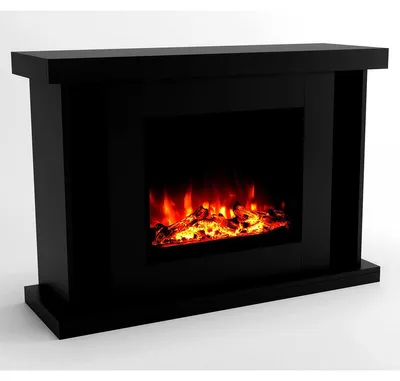 Obrázek produktu pro Elektrické krbové topidlo, samostatně stojící - 1500 W, rozměry 120x84x38 cm - s LED efektem plamenů - černé barvy