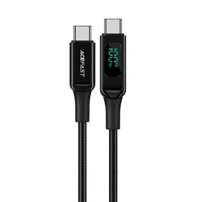 Zdjęcie produktu dla Acefast Kabel Usb Typ C - Usb Typ C 2M, 100W (20V/5A) Czarny (C6-03 Black)
