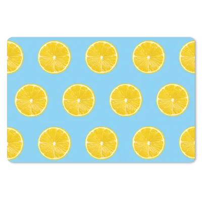 Produktbild von MuchoWow® Schreibtischunterlage Zitrone - Farben - Muster 60x40 cm - XXL Mauspad - Großes Mauspad