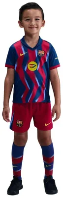 Immagine prodotto di Set sportivo Nike Nike Fc Barcelona 2025/26 Stadium Fourth Little Kids’ Soccer Replica 3-Piece Kit da Bambini