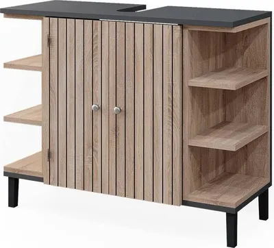 Immagine prodotto di Mobile sottolavabo per bagno Vicco Aquis Sonoma 79.6 x 64 cm con 2 porte, Model 40623