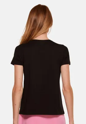 Produktbild von T-Shirt mit Totenkopf-Aufdruck
