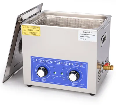 Imagen del producto de Limpiador ultrasónico - Aparato ultrasónico - Baño ultrasónico - Limpiador ultrasónico - 10 litros - Acero inoxidable 304
