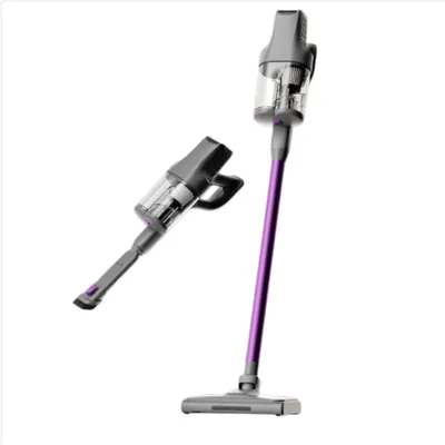 Productafbeelding van INF Snoerloze steelstofzuiger 2-in-1 — steel en hand, 3 snelheden, krachtige zuigkracht en meertrapsfiltratie Donker grijs