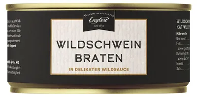 Produktbild von Wildschweinbraten in delikater Wildsauce