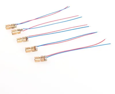 Immagine prodotto di 5 moduli laser a punto, 650nm, 5mW, compatibili con Arduino e Raspberry Pi