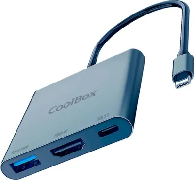 Produktbild von Hub USB CoolBox COO-DOCK-C-31 Grau 100 W