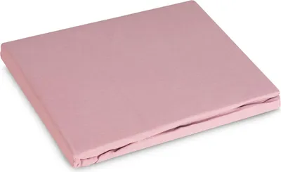 Zdjęcie produktu dla Prześcieradło z gumką Basic 200x220 +30 cm bawełna pudrowy róż