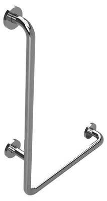 Immagine prodotto di Maniglia di supporto per sedia a rotelle Bemeta Help destra con copertura 890 mm acciaio inox lucida