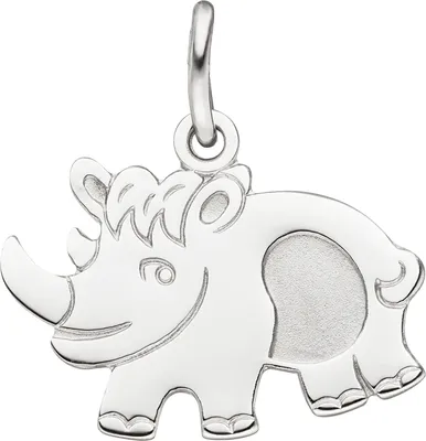 Produktbild von JOBO Anhänger Nashorn 925 Sterling Silber Silberanhänger
