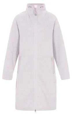 Produktbild von urban rain von Schmuddelwedda, Damen Fleecejacke - Lila, Größe L