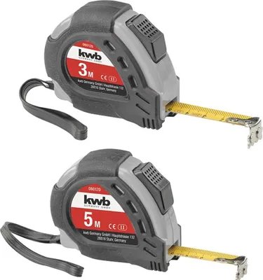 Produktbild von kwb 060120 Tape measure 5 m Steel, Plastic