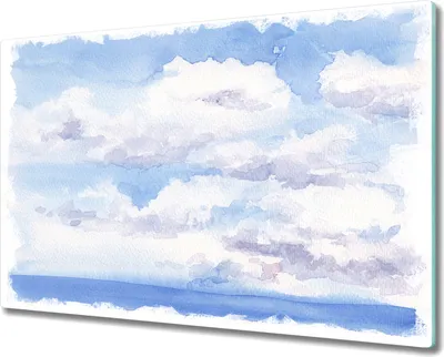 Produktbild von Herd-Abdeckplatte Glas Schneidebrett Ceranfeld-Abdeckung - 80x52 cm - Bunte Abstraktion