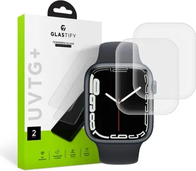 Obrázok produktu pre Glastify Uvtg+ Tvrden sklo 2-Pack Apple Watch 7 / 8 (41 mm)