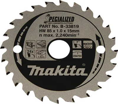 Produktbild von Makita SPECIALIZED Sägeblatt 85x15x24Z