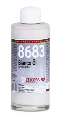 Produktbild von BIOFA Bianco Öl 8683 0,15L für helle Hölzer