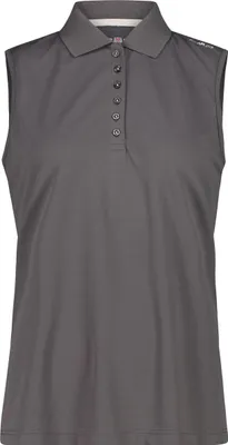 Immagine prodotto di CMP, polo da donna, senza maniche, colore antracite, taglia 38
