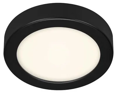 Image de Plafonnier LED Lampe de plafond 12W noir métal-plastique IP20 Briloner