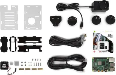 Immagine prodotto di Starter kit Raspberry Pi® 4 4Gb con custodia di raffreddamento
