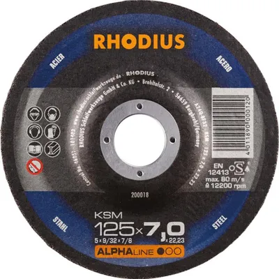 Obrázek produktu pro RHODIUS Brusný kotouč KSM 125 x 7,0 x 22,23 ALPHAline