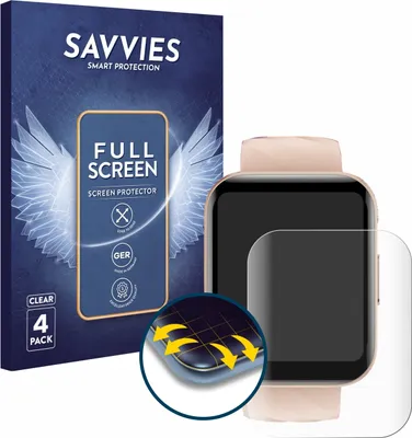 Produktbild von 4x Savvies Fullscreen Schutzfolie für RUIMEN D1 Displayschutz Folie Fullcover Klar Transparent