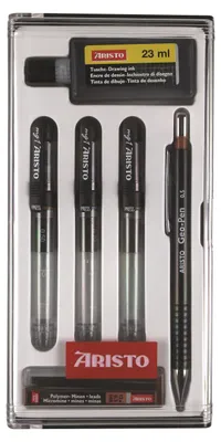 Productafbeelding van ARISTO AR64308 ARISTO mg1 pro College Tuschefüller-Set schwarz, 1 Set