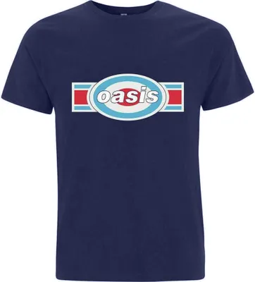 Produktbild von Oasis - "Oblong Target" T-Shirt für Herren/Damen Uni RO546 (M) (Marineblau)