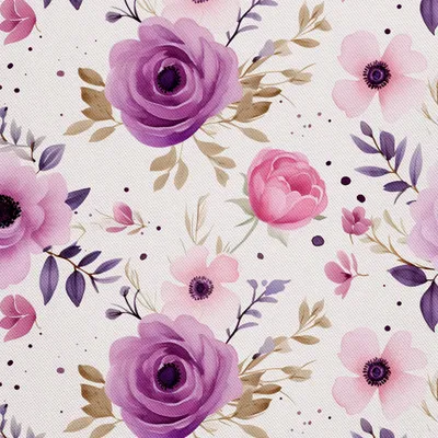 Image de OUTDOOR DECOSTOFFE OXFORD - Blumen - DX2633