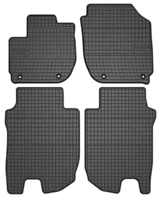 Zdjęcie produktu dla Dywaniki gumowe do Honda HR-V II 2014-2018 (crossover) – 4 szt., czarne, dopasowane – Wielganizator SolidPRO