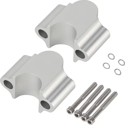 Produktbild von Universal Aluminiumlegierung Handeisen -Steigerei 7/8 '' 22mm Motorrad -Steigklemme (Elektroplatte)