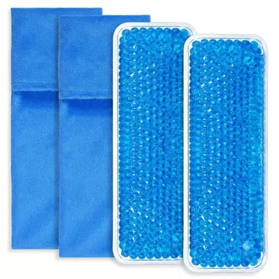 Produktbild von COOL-i 2er Set Gel Kühl & Wärmekompressen mit Stoffhüllen, Wiederverwendbar, Für Wochenbett, Sitzkomfort & Vielseitige Anwendungen