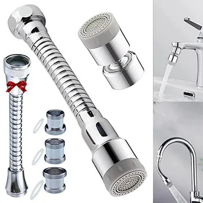 Zdjęcie produktu dla Aerator kranu obrotowy 360 zestaw 3 adaptery miedź oszczędzający