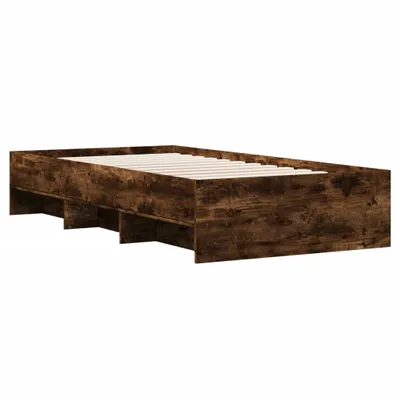 Produktbild von Bettgestell ohne Matratze Räuchereiche 100x200 cm Holzwerkstoff