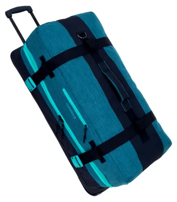 Produktbild von Trolley Reisetrolley Herren Damen Travel Trolly XXL Koffer 120 Liter 80 cm Reisetasche groß Gepäck Reise Tasche (Grün-Türkis Petrol 13032)
