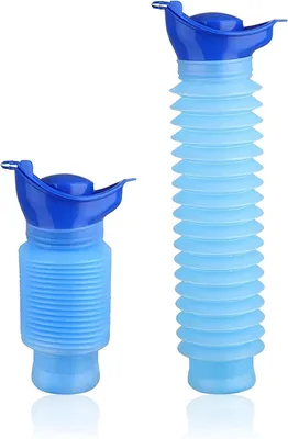 Imagen del producto de Orinal portátil para hombres y mujeres, plegable, de 31 cm, ideal para camping y actividades al aire libre