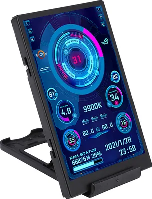 Obrázok produktu pre 3,5-palcový IPS typu C sekundárny obrazovka počítač CPU GPU RAM HDD monitor USB displej pre  AIDA64,