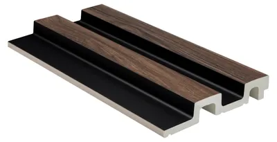 Produktbild von Lamellenwand 2 Meter Paneele HDPS Akustikpaneele Wandverkleidung Holz Optik