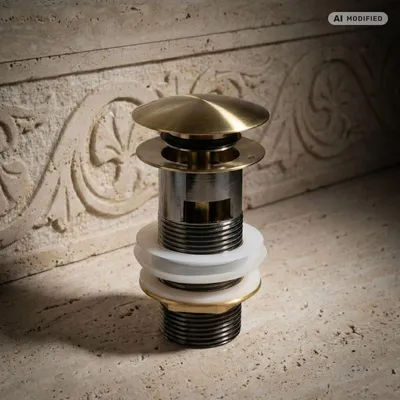 Produktbild von PaulGurkes Pop-Up Excenter Bronze Ablaufgarnitur