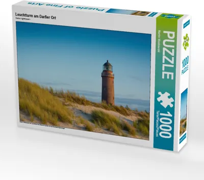 Produktbild von CALVENDO Puzzle Leuchtturm am Darßer Ort | 1000 Teile Lege-Größe 64x48cm Foto-Puzzle für glückliche Stunden