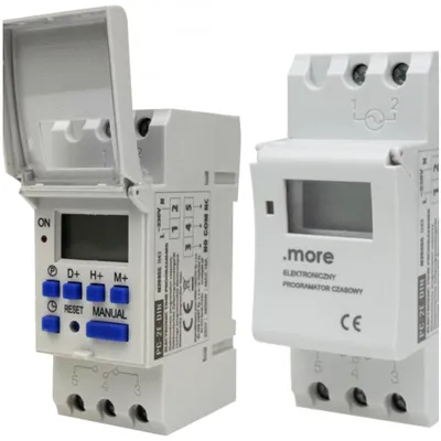 Obrázek produktu pro Programovatelný časový spínač, vypínač, elektrické zařízení, 2300 W, 16 A, 230 V AC/DC