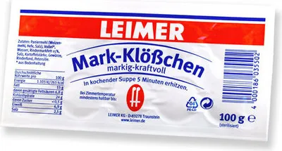 Produktbild von Leimer Mark Klößchen markig kraftvoll praktische Verpackung 100g
