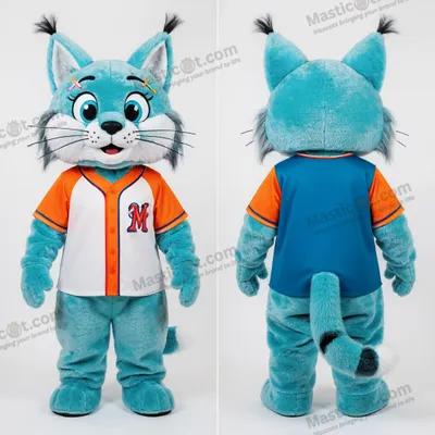 Obrázok produktu pre Modrý plyšový maskot, zvieratko