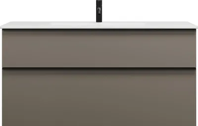 Produktbild von burgbad Eqio Slim Keramik-Waschtisch inklusive Waschtischunterschrank, 1220x490x620mm, SHBT122F2010C0001G0252